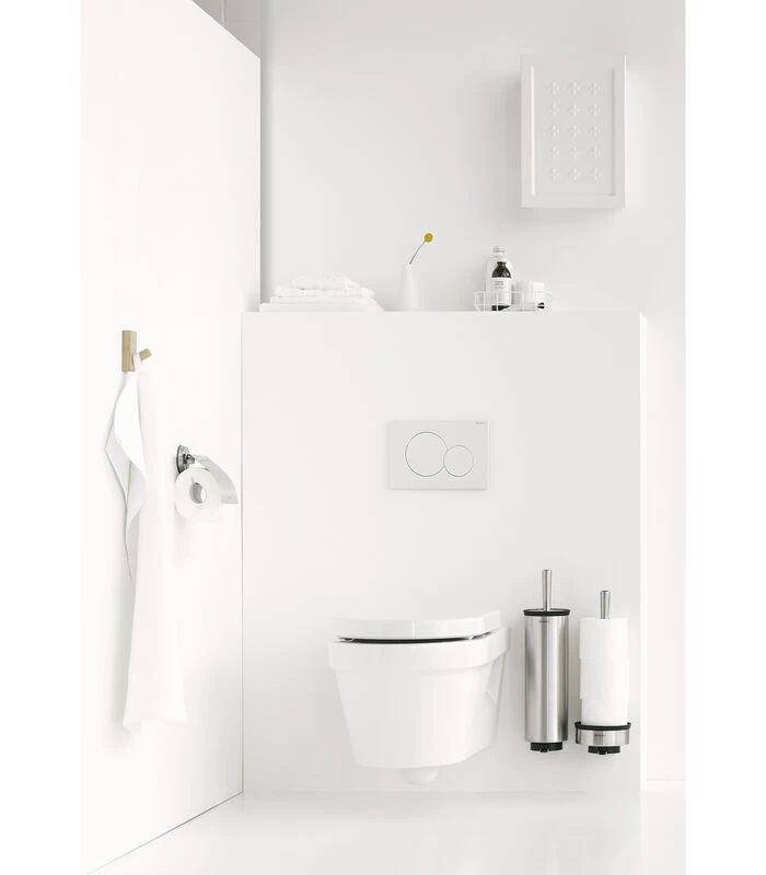 Brabantia Toiletrolhouder Met Klep, Profile - Matt Steel - Afbeelding 4