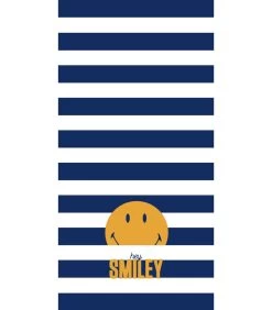 Strandlaken Met Fluwelen Opdruk 100% Katoen, HEY