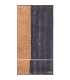 Badhanddoek Katoen Jacquard 450 G/m² , Boss Tennis Stripes