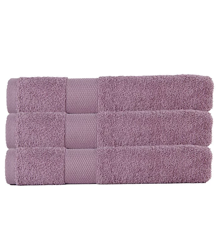 Set Van 3 Handdoeken Badstof 50x90 Cm 500 Gr/m²