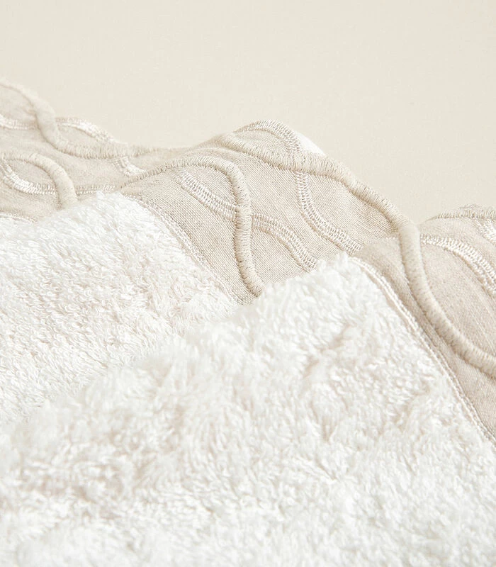 Gezichtshanddoek Border 50x90 Cm Ecru - Afbeelding 5