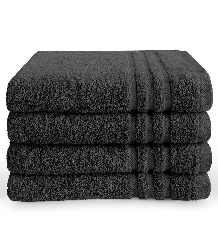 Handdoek 50 X 100 Antraciet - 6 Stuks