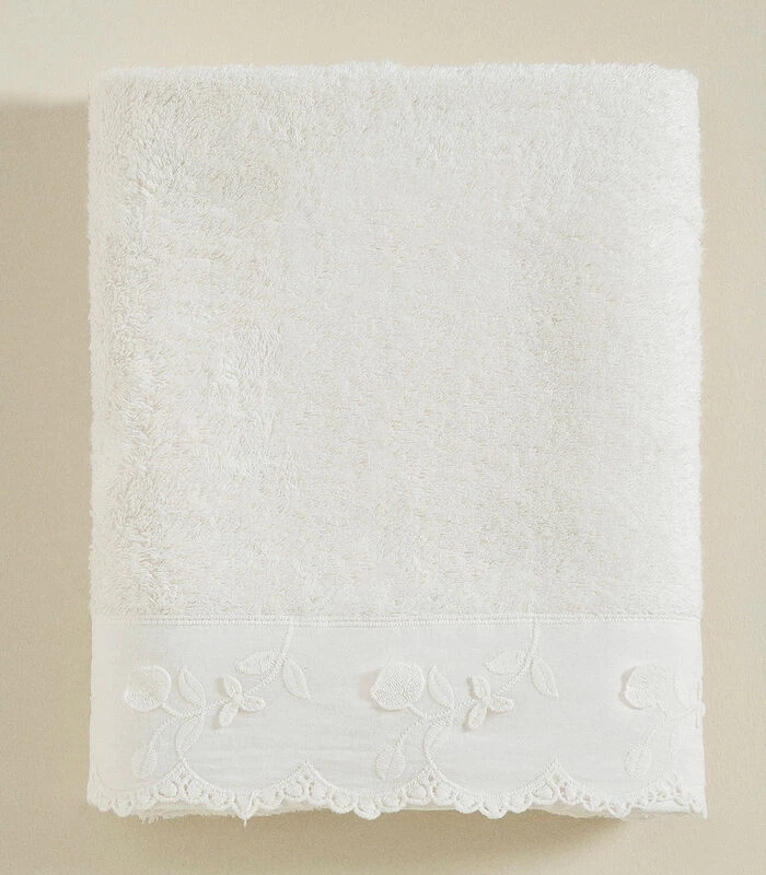 Gezichtshanddoek Flor 50x90 Cm Ecru