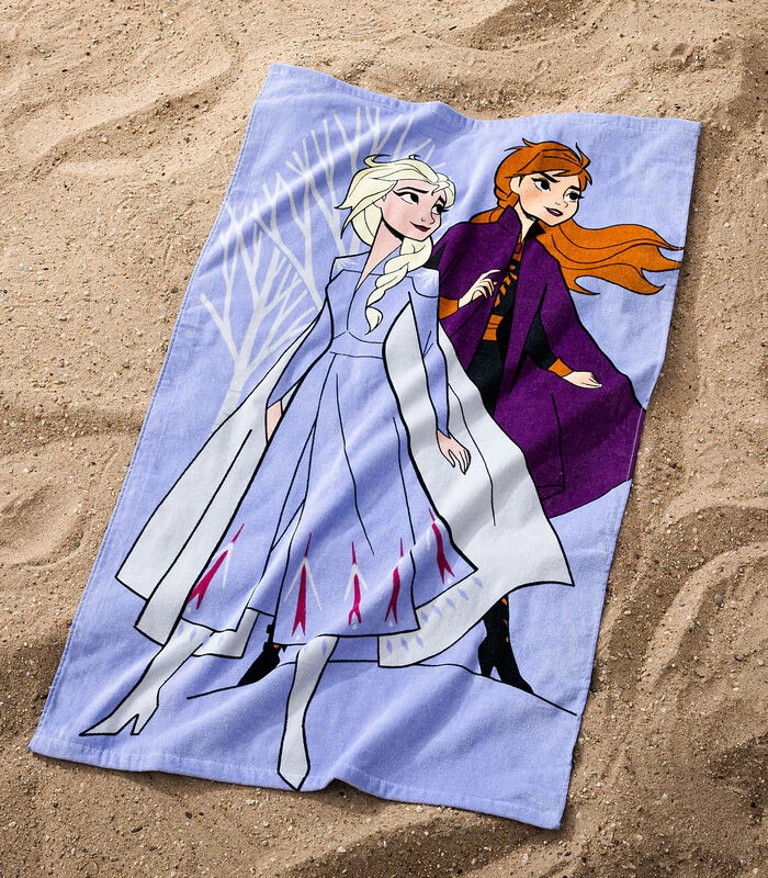 Disney Strandlaken Bedrukt 100% Katoen, FROZEN 2 SISTERS - Afbeelding 2