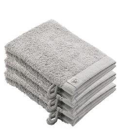 6x Remade Cotton Washandjes Zand