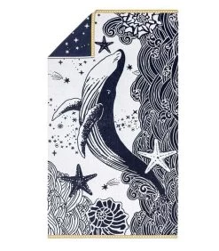 La Grande Bleue - Katoenen Strandlaken 100 X 180 Cm