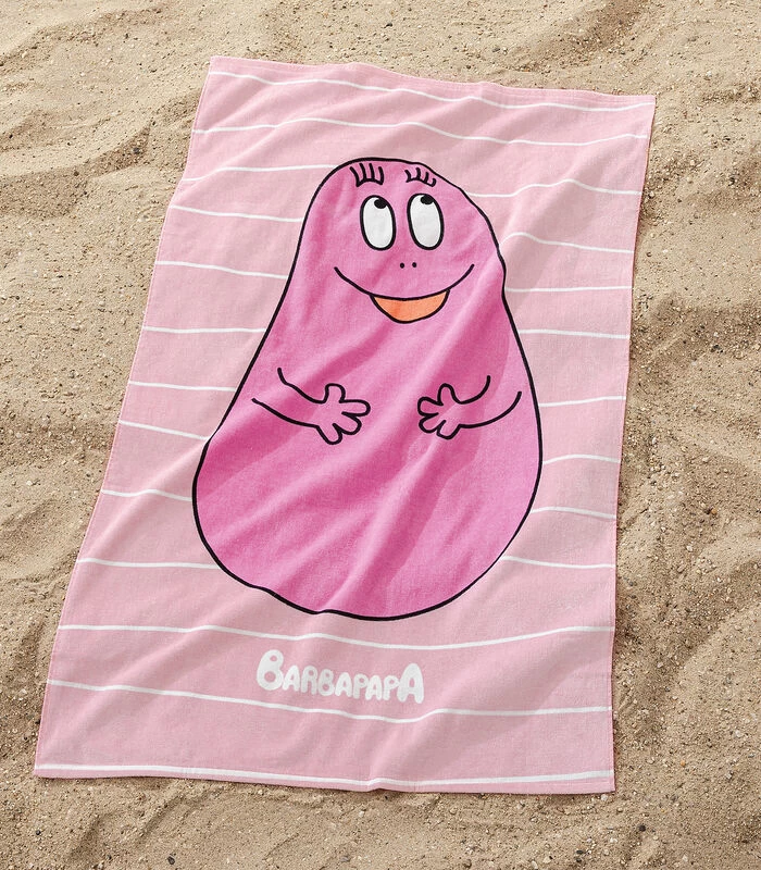 Strandlaken Bedrukt 100% Katoen, PINK - Afbeelding 2