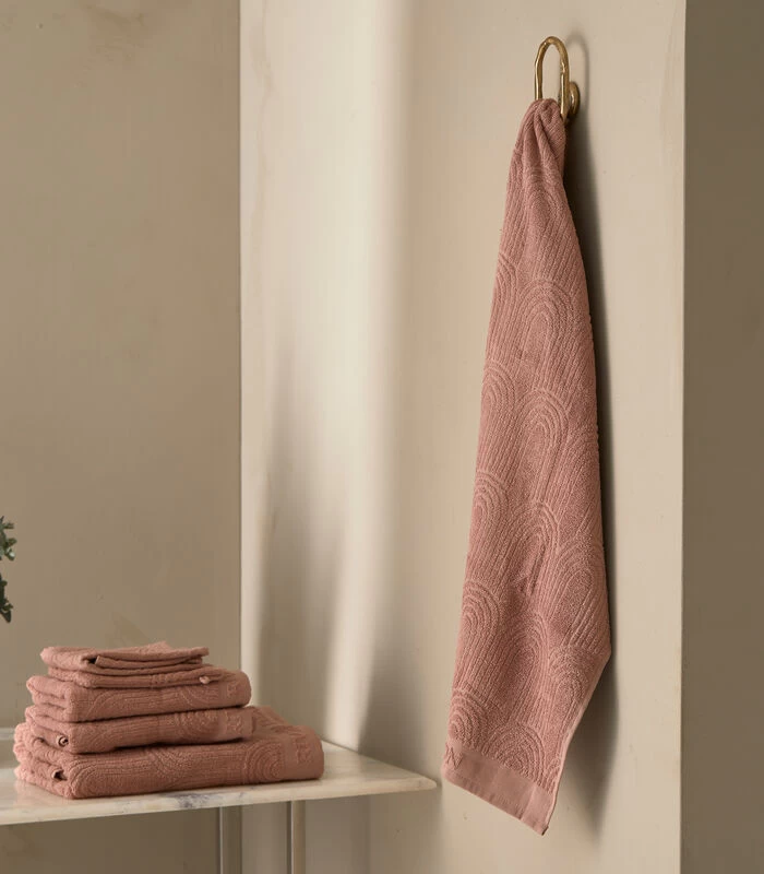 Handdoek RM Classic Bow Roze - 100x50 Cm - Afbeelding 2