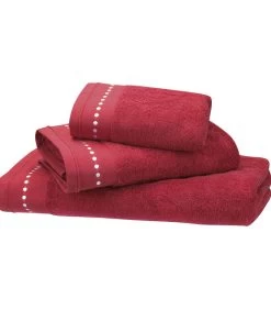 Geborduurde Handdoek Zuiver Katoen, DÉLICES ALIGNÉS