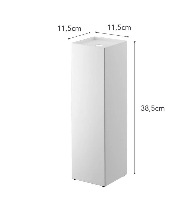 Yamazaki Toiletpaper Holder Closed - Tower - White - Afbeelding 5