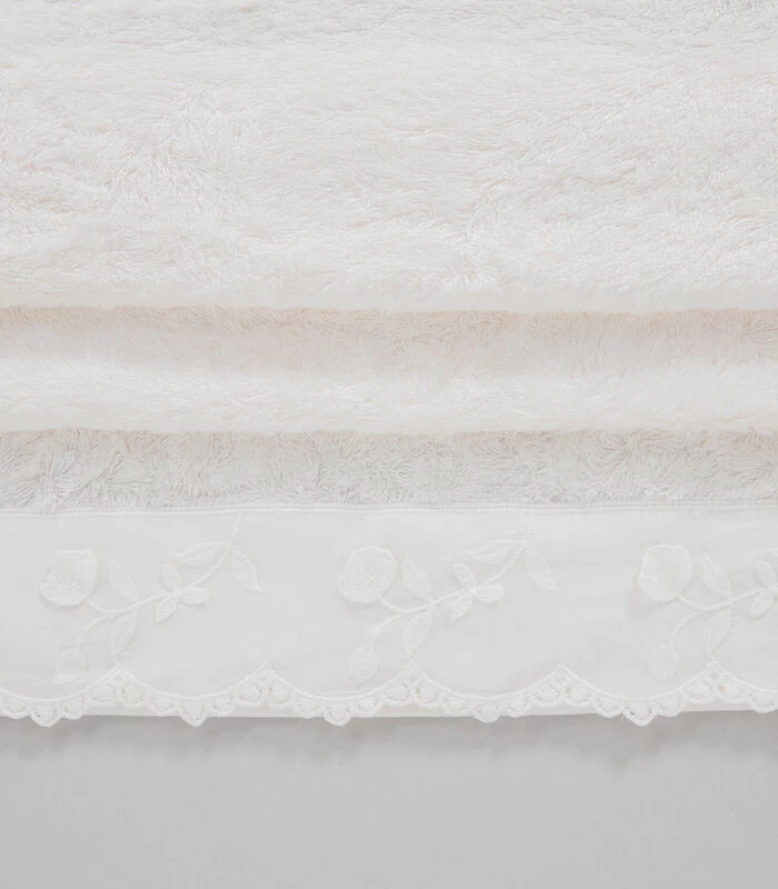 Gezichtshanddoek Flor 50x90 Cm Ecru - Afbeelding 2