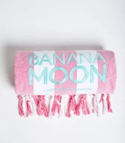 Banana Moon Aissia Marbella Roze Gestreepte Fouta