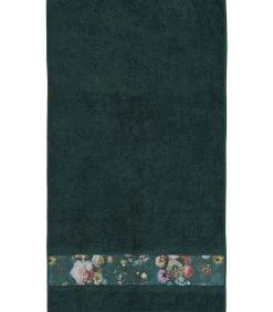 ESSENZA FLEUR - Handdoek - Donkergroen