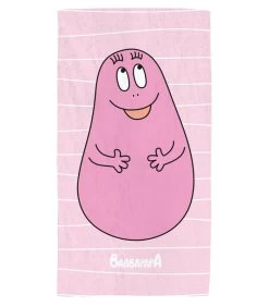 Strandlaken Bedrukt 100% Katoen, PINK