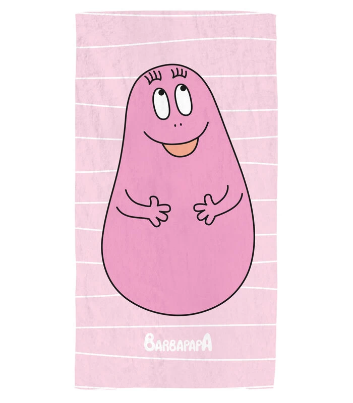 Strandlaken Bedrukt 100% Katoen, PINK