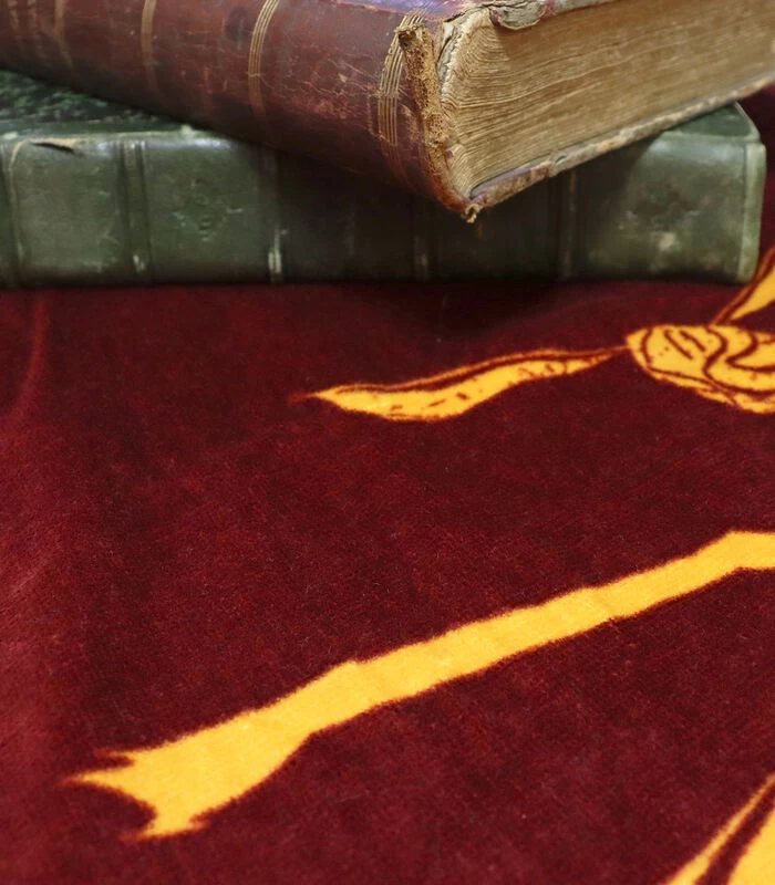 Harry Potter Strandlaken Met Fluwelen Opdruk 100% Katoen, QUIDDITCH TEAM - Afbeelding 2