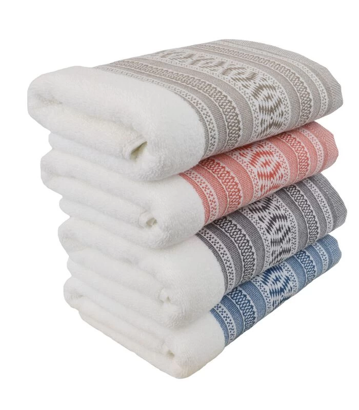 Handdoek In Katoenen Badstof - Afbeelding 3