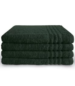 Handdoek 70 X 140 Cm Donker Groen - 10 Stuks