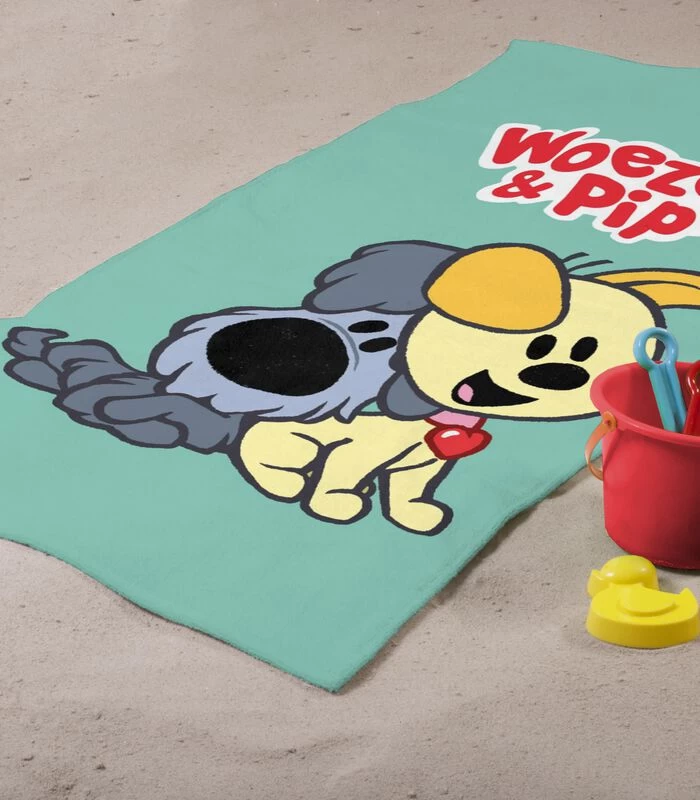 Woezel & Pip Strandlaken Blauw - Afbeelding 2