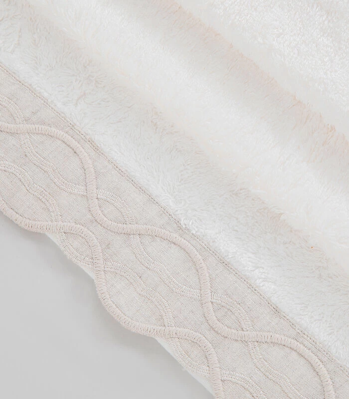 Gezichtshanddoek Border 50x90 Cm Ecru - Afbeelding 3