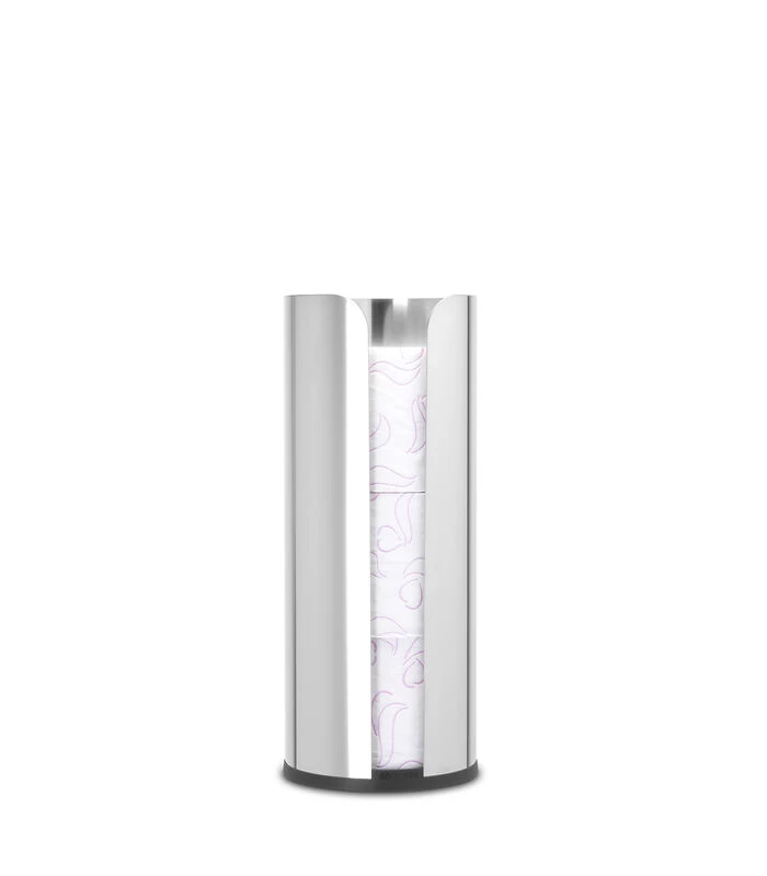 Brabantia ReNew Reserverolhouder Voor 3 Rollen - Brilliant Steel - Afbeelding 3
