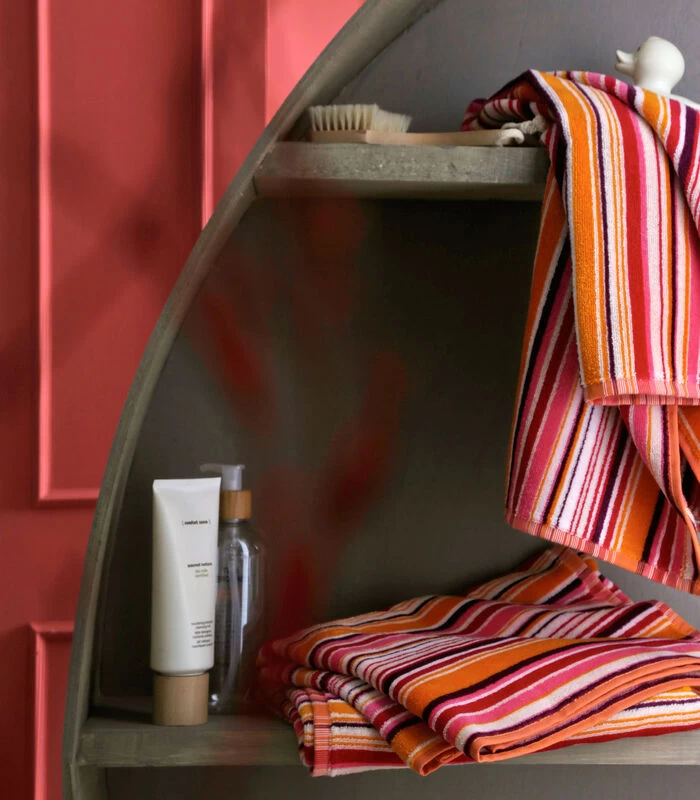 STRATTA Fuchsia - Badhanddoek Katoen - Afbeelding 3