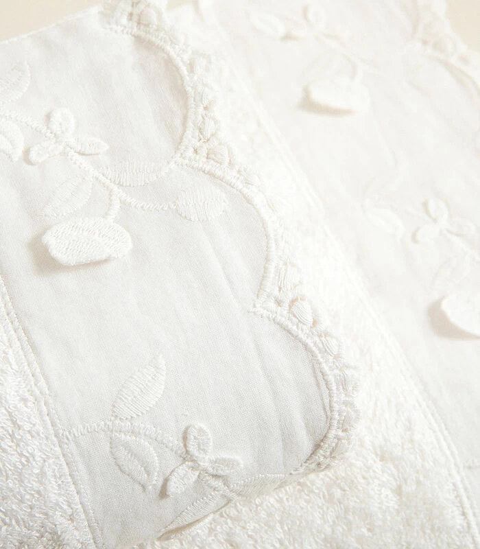 Gezichtshanddoek Flor 50x90 Cm Ecru - Afbeelding 4