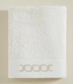 Gezichtshanddoek Corrente 50x90 Cm Ecru-Goud