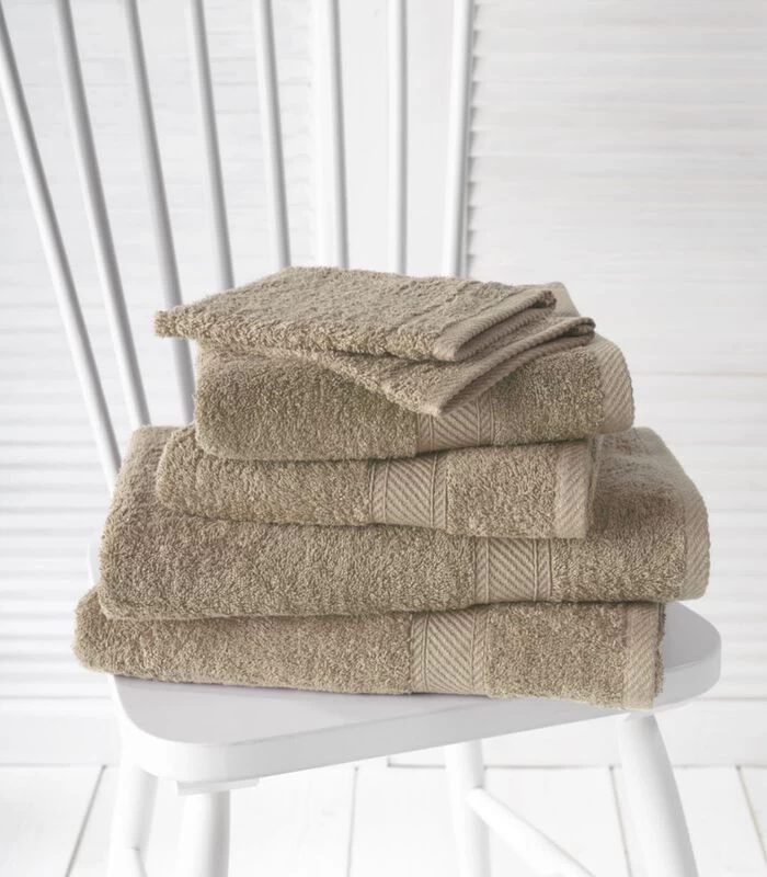 6-delige Handdoekenset Hélène Humus - Afbeelding 2